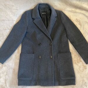Madewell coat. Charcoal gray. Size Samll